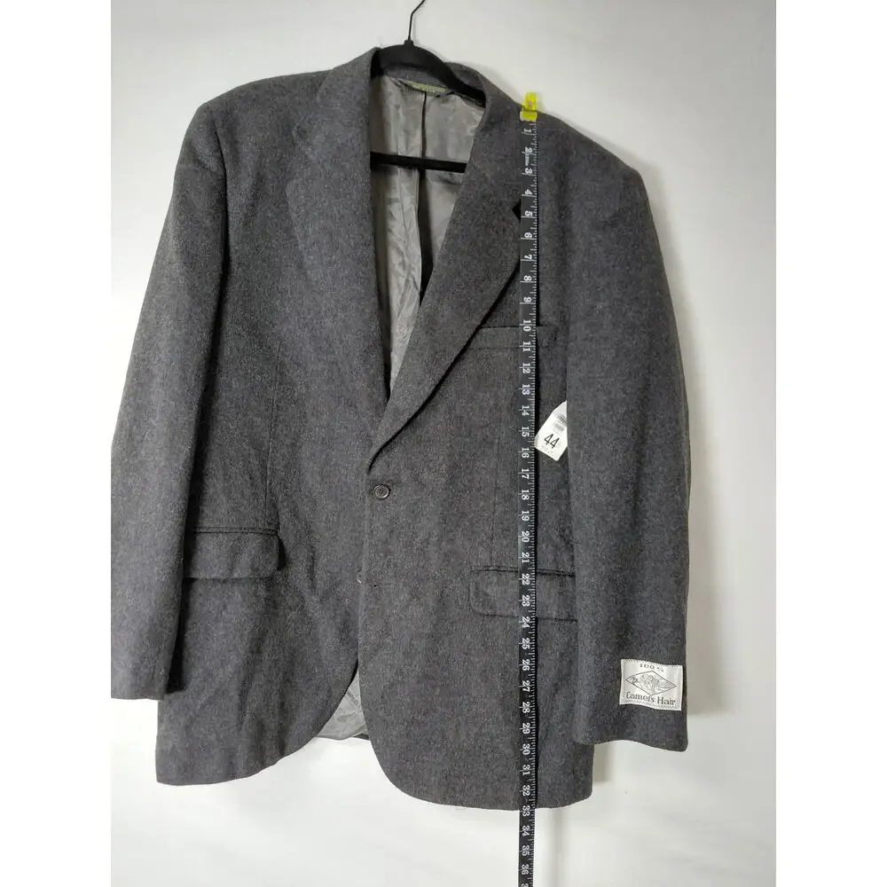 Vintage Branford & Taylor Leonard Gray Blazer Jacket Men Size 44L